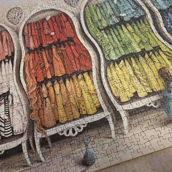 Ravensburg HTF Fantastic Fashionista 1000 Piece Puzzle - Picture 4 of 6